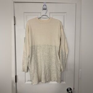 lululemon athletica Cream and Gray Knit Dress